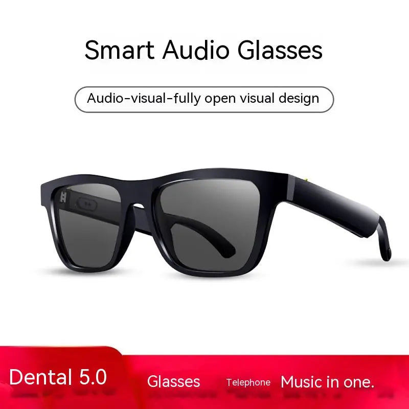 Slimme Bril Zwarte Technologie Headset Bluetooth Zonnebril