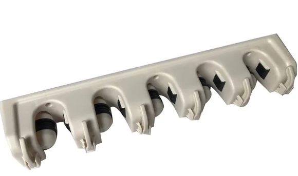 Spring Clip Mop & Broom Holder – Wall Mount Organizer