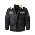 Heren Vintage Bomberjack van Imitatieleer