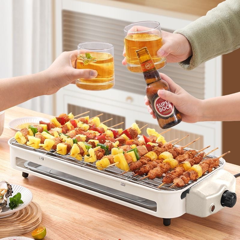 Indoor Electric Grill – Smokeless BBQ & Veelzijdig Koken