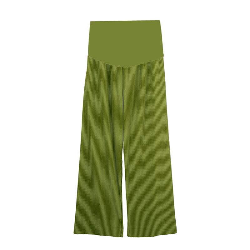 Zwangerschapsbroek Wijde Pijp – Lente/Zomer (Zwart & Groen)