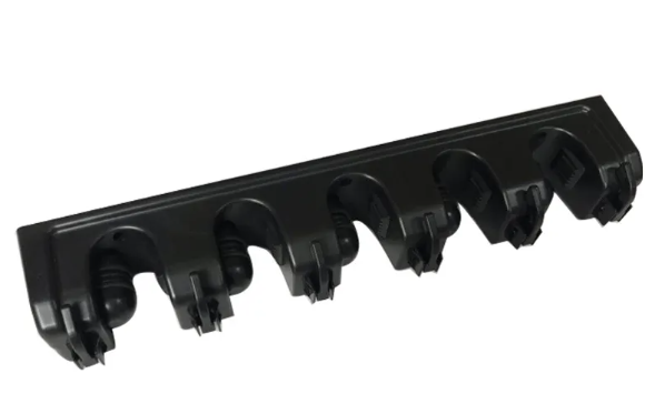 Spring Clip Mop & Broom Holder – Wall Mount Organizer