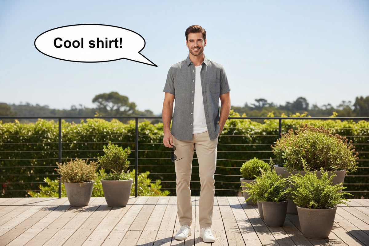Linnen Heren Overhemd Korte Mouw | Luchtig Zomershirt