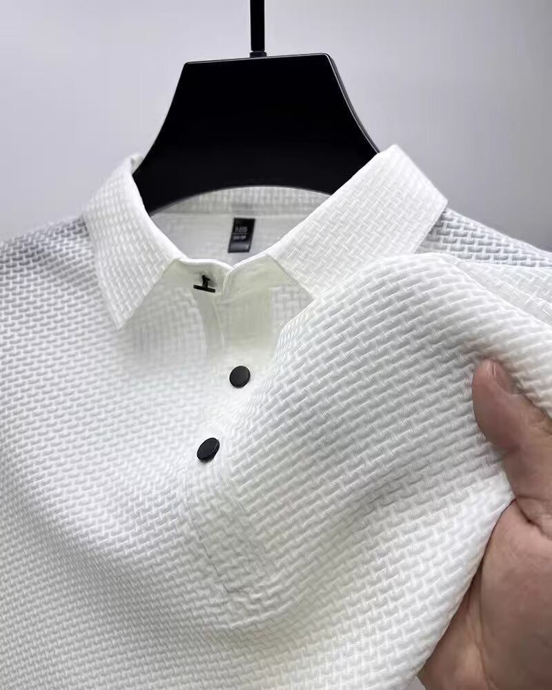 Casual Business Polo Heren | Korte Mouw Poloshirt
