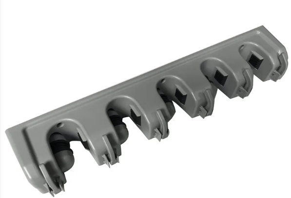 Spring Clip Mop & Broom Holder – Wall Mount Organizer