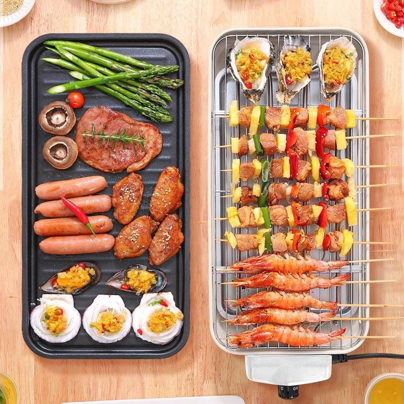 Indoor Electric Grill – Smokeless BBQ & Veelzijdig Koken
