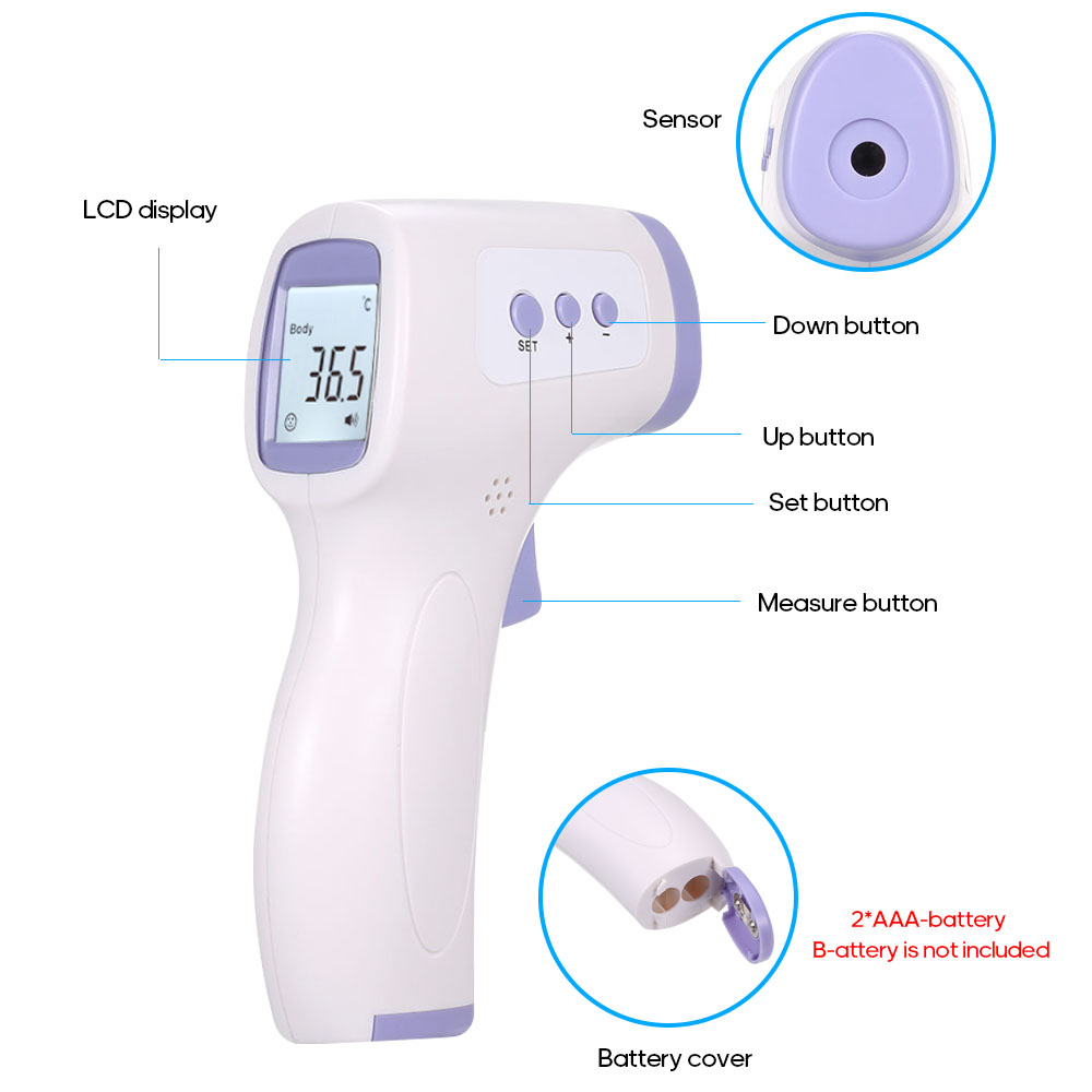 Infrarood Voorhoofdthermometer voor Kinderen – Contactloos