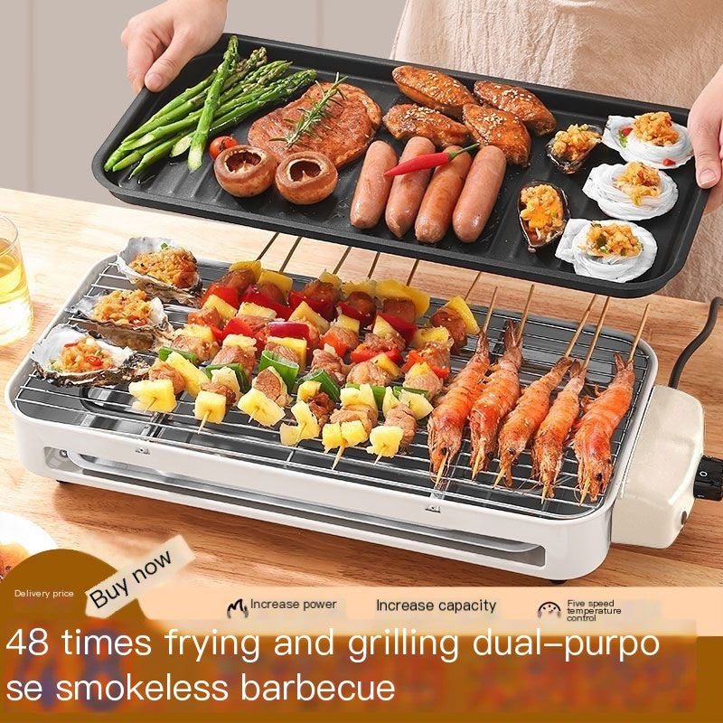 Indoor Electric Grill – Smokeless BBQ & Veelzijdig Koken